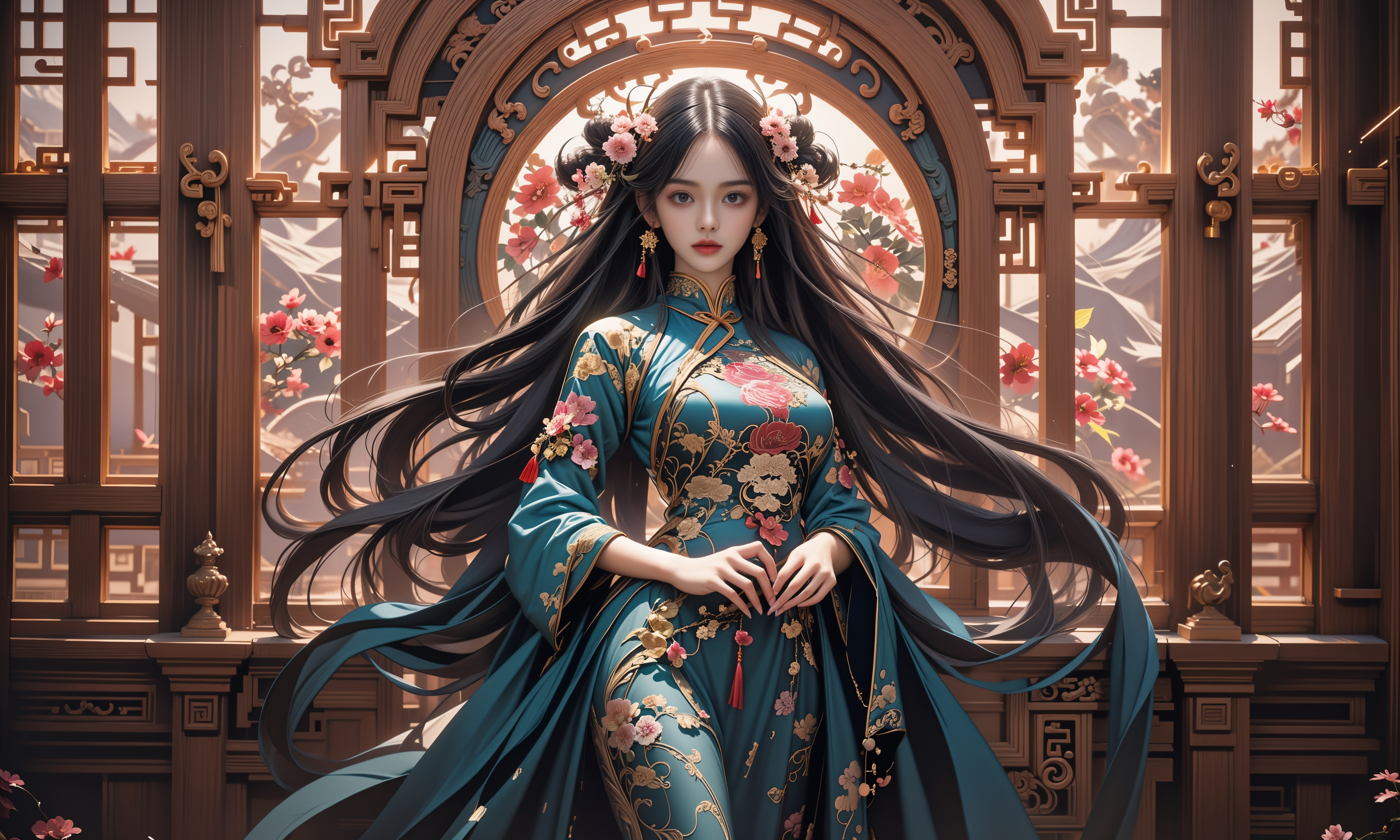 做团扇学“点蓝” 台湾大学生沉浸式体验传统非遗技艺